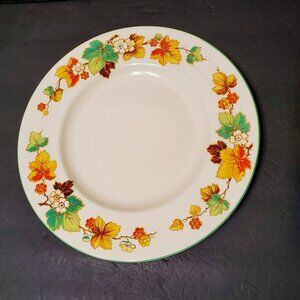 Vintage Grindley England China, RARE Penrhyn Pattern, Autumn Leaves 10" Plate